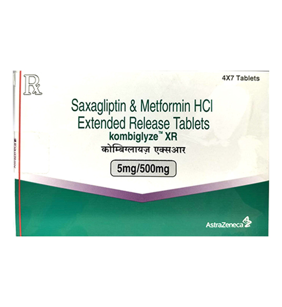 Kombiglyze XR (Saxagliptin & Metformin) Tablets