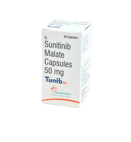 Tunib (Sunitinib Malate) Capsules 50 mg